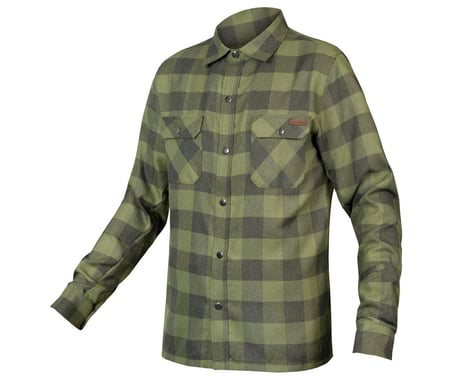 Endura Hummvee Flannel Shirt (Bottle Green) (S)